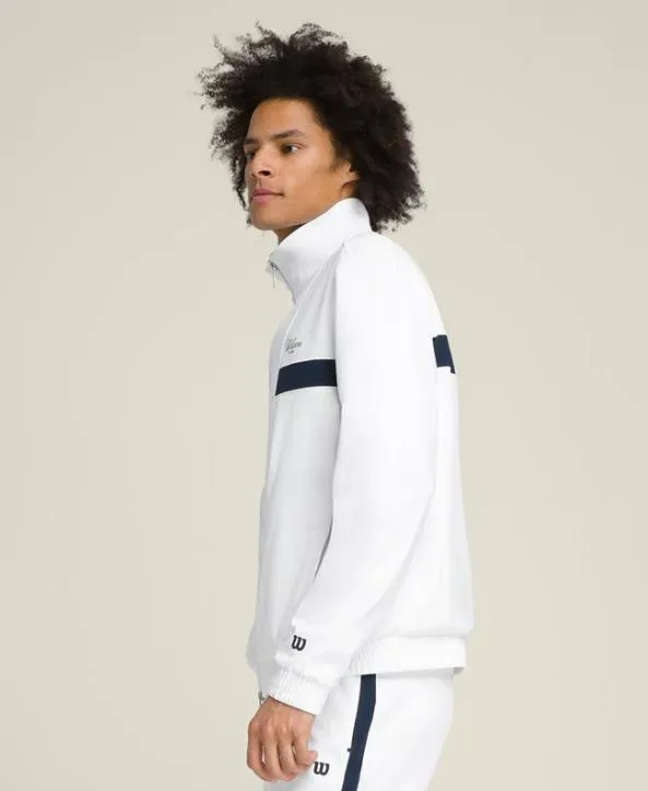 Jackets and Vests Men Wilson Grand Slam Jacket Bright White
