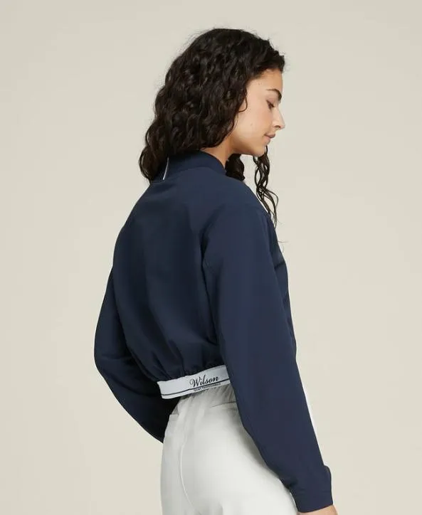 Jackets and Vests Women Wilson Wynne Cropped Jacket Classic Navy