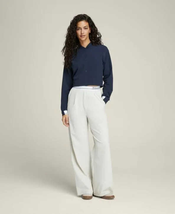 Jackets and Vests Women Wilson Wynne Cropped Jacket Classic Navy