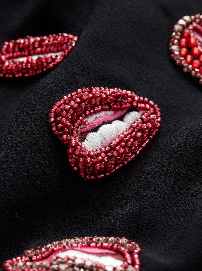 Jackets Coats Women Alice Olivia Tom Wesselmann Bret Long Blazer Lip Sync Black
