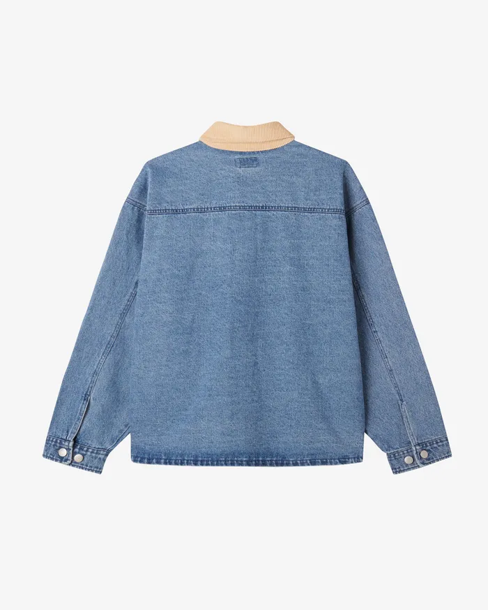 JACKETS Men IDRIS SHIRT JACKET Light Indigo Multi OBEY Clothing
