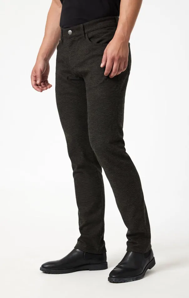 Jake Slim Leg In Brown Herringbone Men Mavi Jeans Pants Jake Slim Leg In Brown Herringbone Men Mavi Jeans Pants