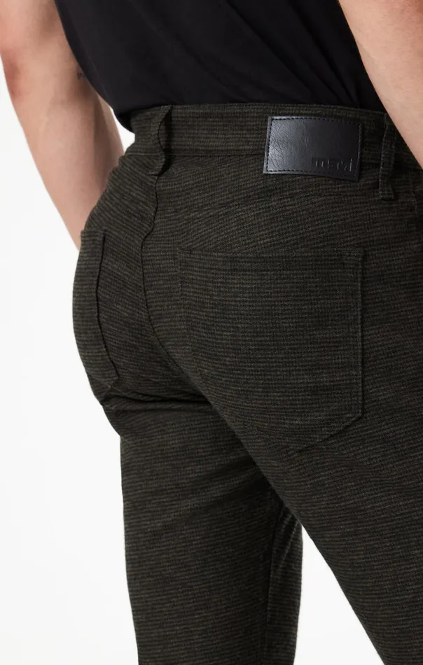 Jake Slim Leg In Brown Herringbone Men Mavi Jeans Pants Jake Slim Leg In Brown Herringbone Men Mavi Jeans Pants