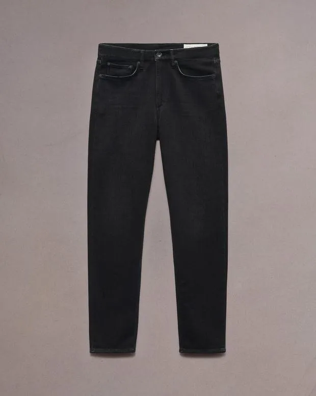 Jeans Men Rag and Bone Fit 2 Slim Fit Jean Rbstride Denim Washed Black