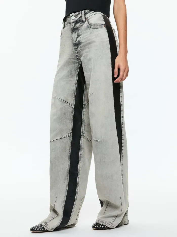 Jeans Women Alice Olivia Parker Jean Hayden Smokey Grey