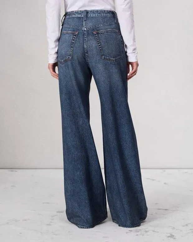 Jeans Women Rag and Bone Miramar Terry Sofie WideLeg Pant Cotton Terry Kimber