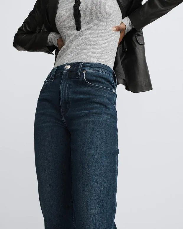 Jeans Women Rag and Bone Wren Ankle Slim Jean Vintage Stretch Denim Ella