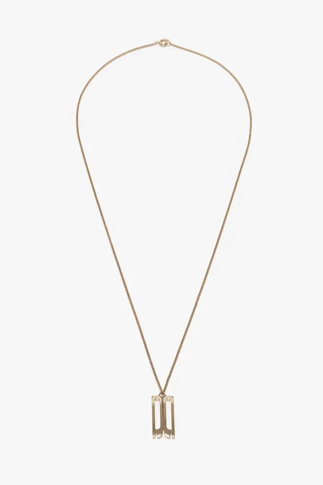Jewellery Women Victoria Beckham Exclusive Frame Necklace In Gold
