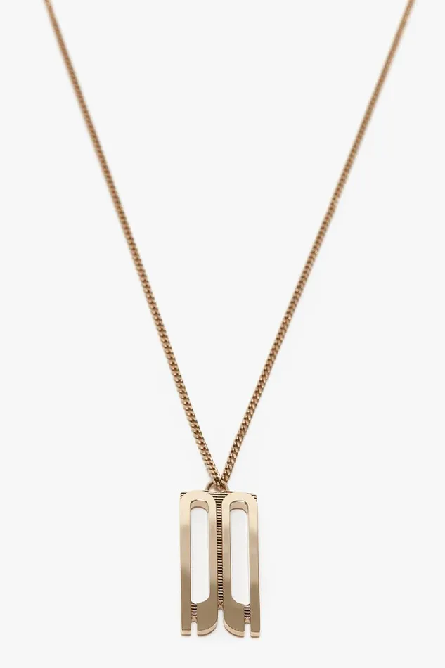 Jewellery Women Victoria Beckham Exclusive Frame Necklace In Gold Jewellery Women Victoria Beckham Exclusive Frame Necklace In Gold