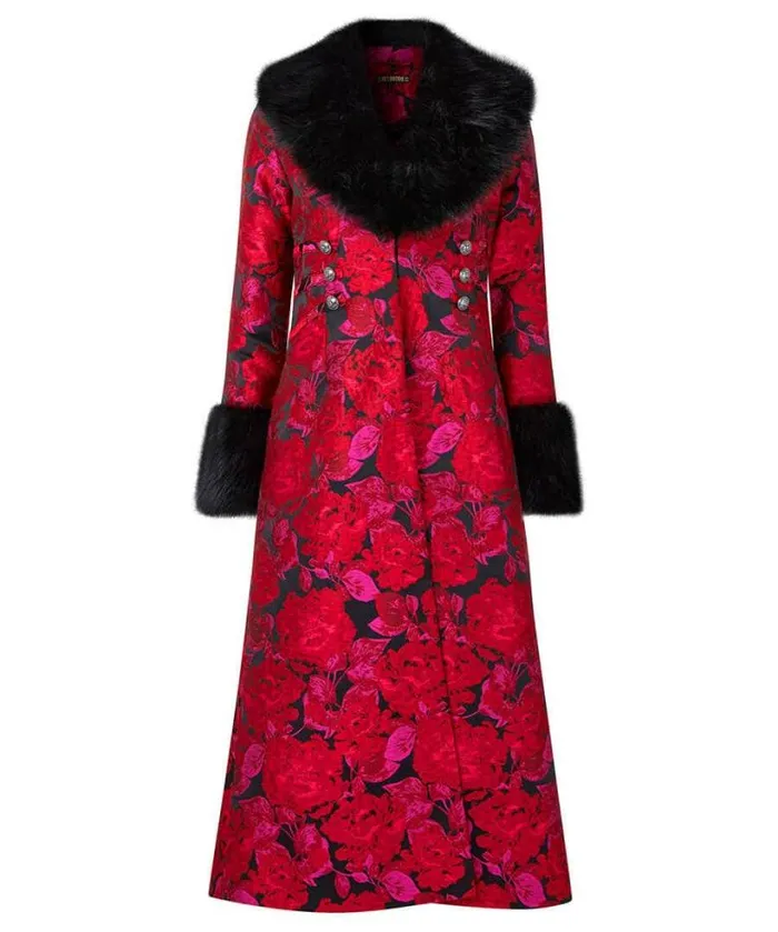 Joe Browns Coats and Jackets Women Dramatically Different Coat Red