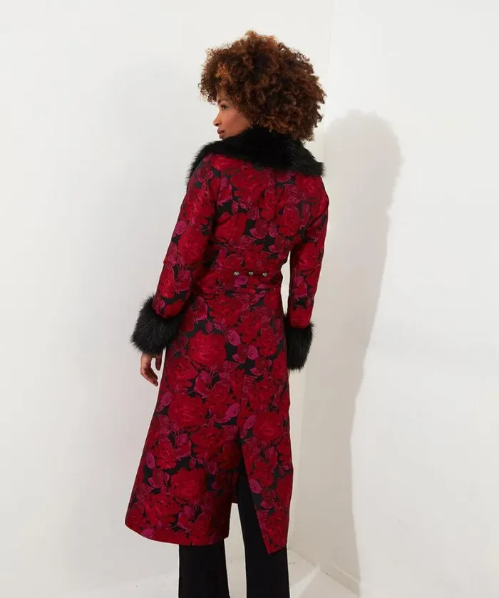 Joe Browns Coats and Jackets Women Dramatically Different Coat Red