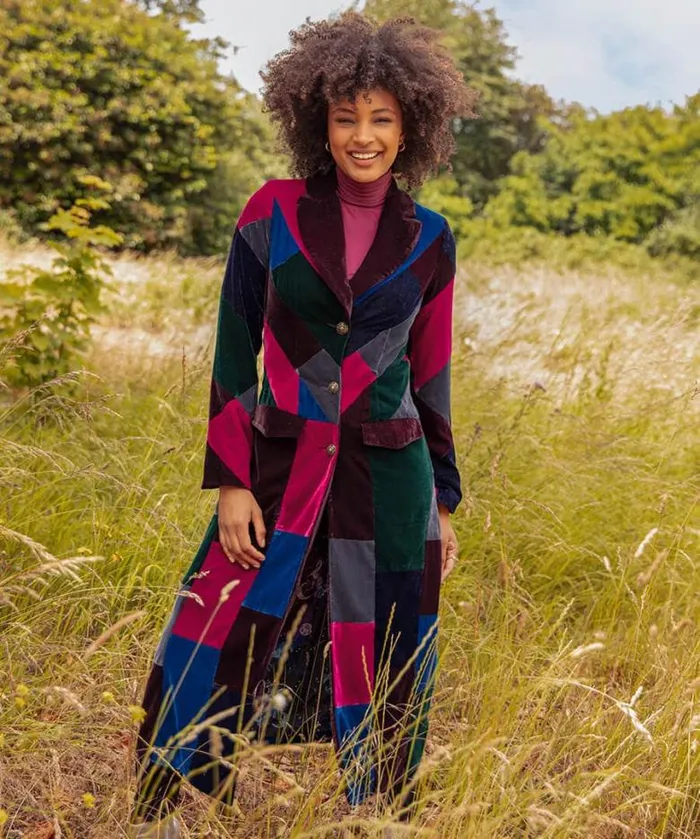 Joe Browns Coats and Jackets Women Perfectly Patchwork Coat Multi Joe Browns Coats and Jackets Women Perfectly Patchwork Coat Multi