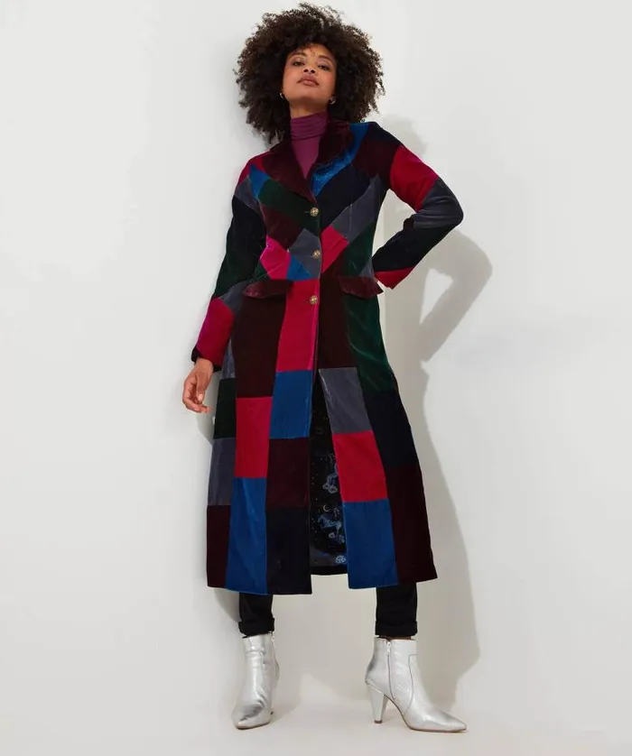 Joe Browns Coats and Jackets Women Perfectly Patchwork Coat Multi Joe Browns Coats and Jackets Women Perfectly Patchwork Coat Multi