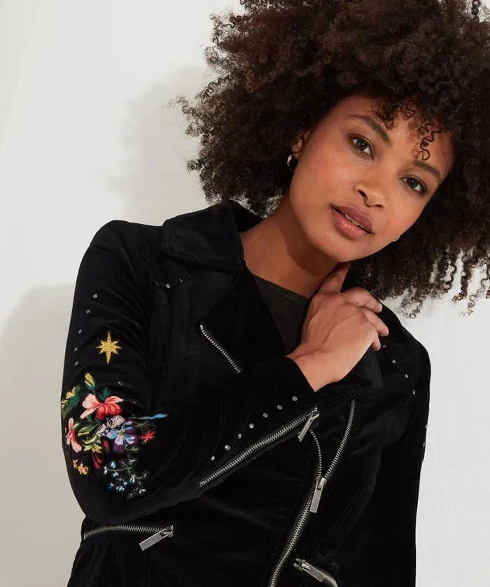Joe Browns Coats and Jackets Women Wild And Free Embroidered Boutique Jacket Black Joe Browns Coats and Jackets Women Wild And Free Embroidered Boutique Jacket Black