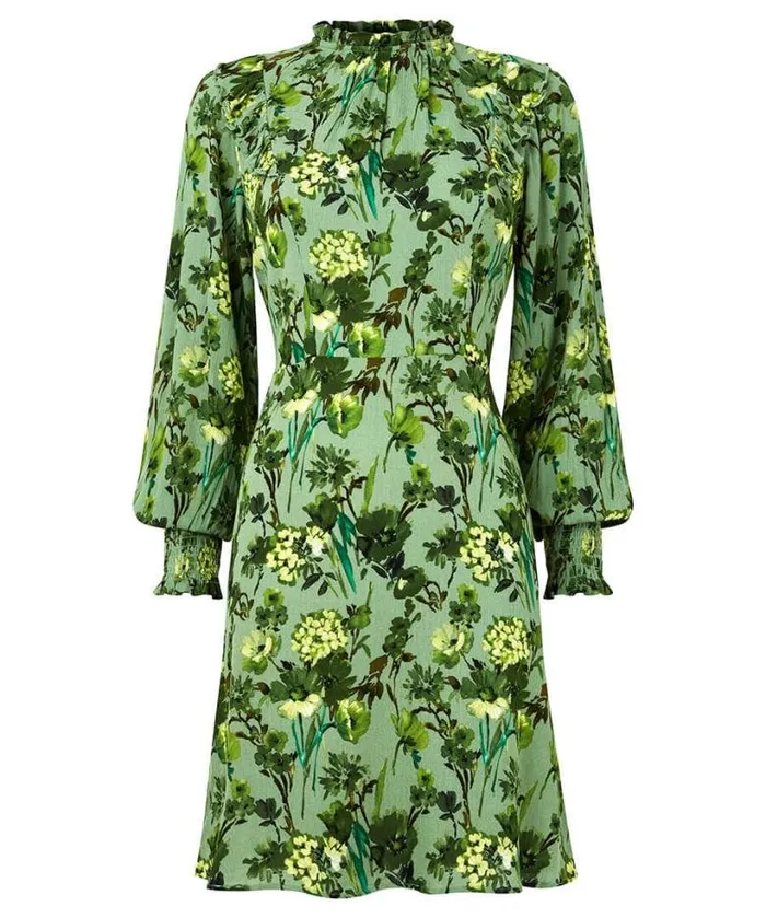 Joe Browns Dresses Women Florence Frill Dress Green Joe Browns Dresses Women Florence Frill Dress Green