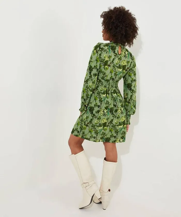 Joe Browns Dresses Women Florence Frill Dress Green Joe Browns Dresses Women Florence Frill Dress Green