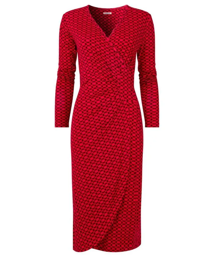 Joe Browns Dresses Women Lola Geo Jersey Dress Red Joe Browns Dresses Women Lola Geo Jersey Dress Red
