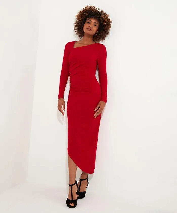 Joe Browns Dresses Women Make A Statement Stretch Red Dress Red