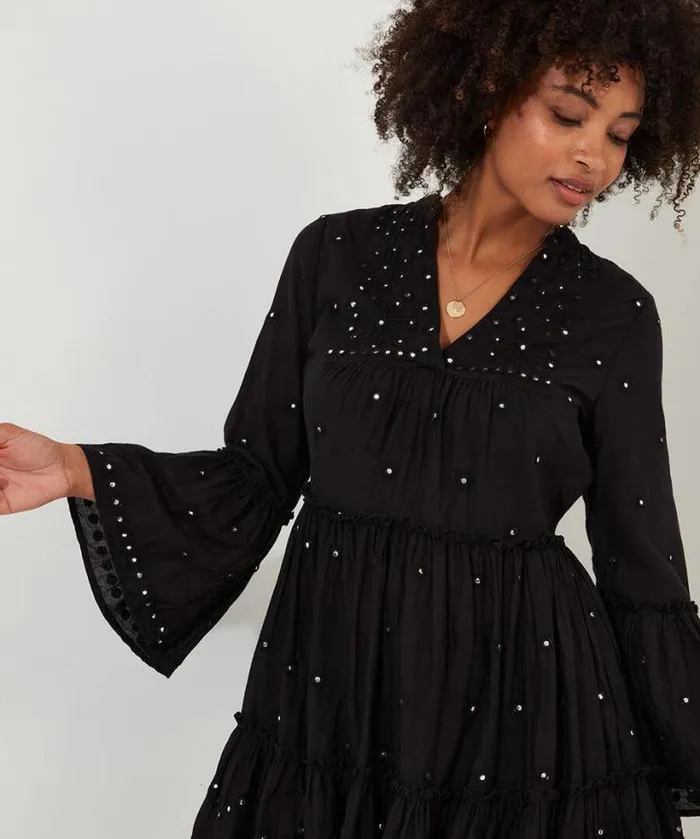 Joe Browns Dresses Women Reflections Tunic Black Joe Browns Dresses Women Reflections Tunic Black