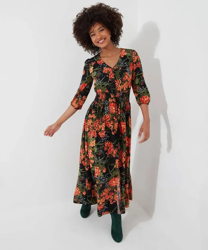 Joe Browns Dresses Women Sienna Florals Dress Black Joe Browns Dresses Women Sienna Florals Dress Black