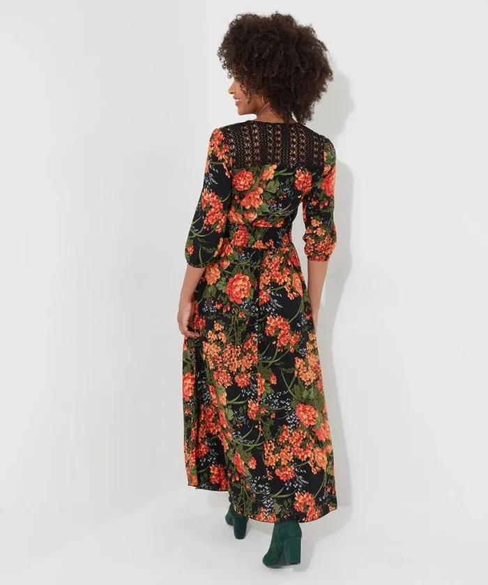 Joe Browns Dresses Women Sienna Florals Dress Black Joe Browns Dresses Women Sienna Florals Dress Black