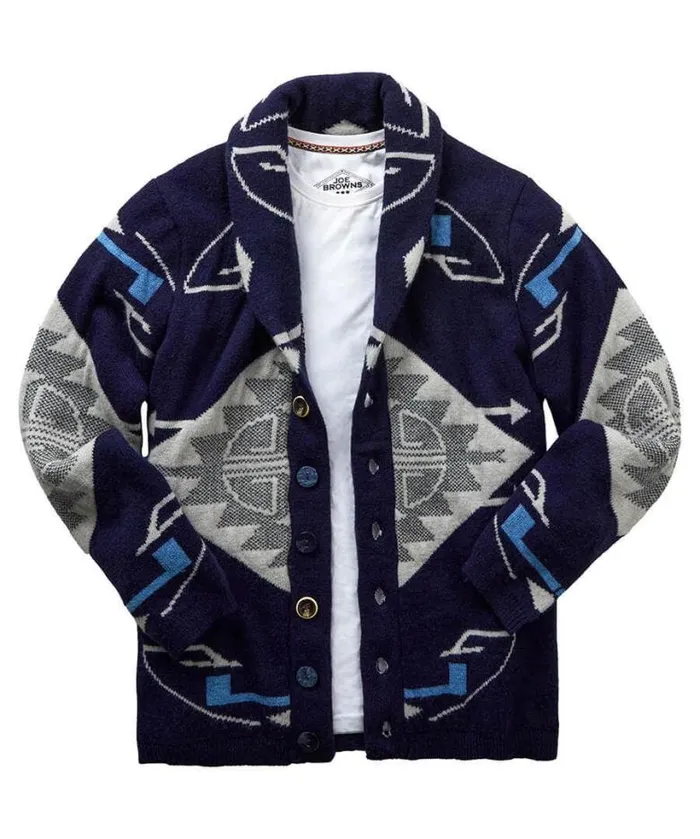 Joe Browns Knitwear Men Aim For Adventure Cardigan Navy Joe Browns Knitwear Men Aim For Adventure Cardigan Navy