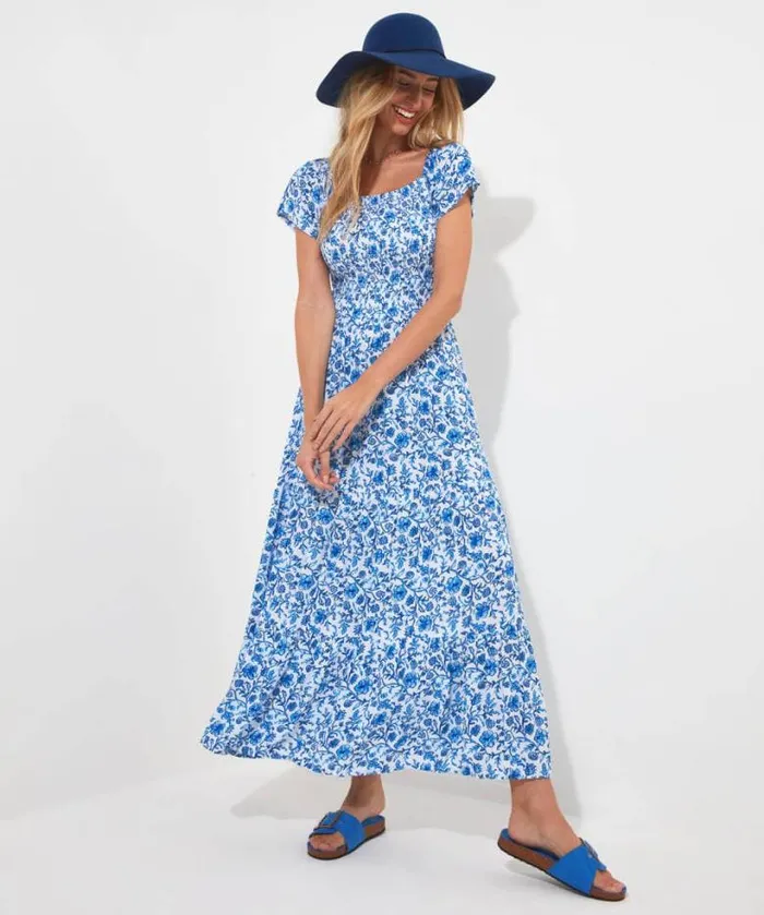 Joe Browns Petite Collection Women Blue Skies Dress Blue Joe Browns Petite Collection Women Blue Skies Dress Blue