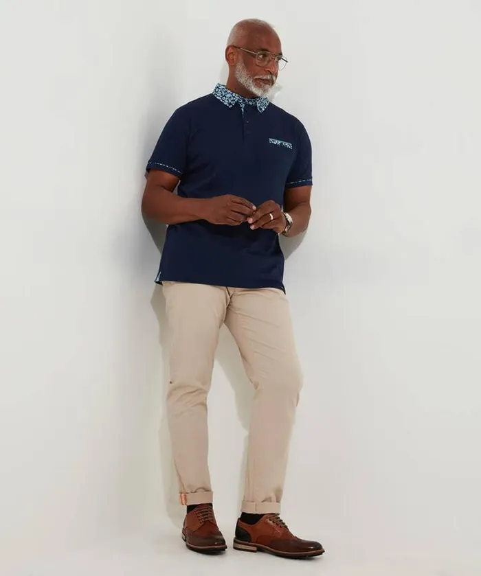 Joe Browns Polo Shirts Men Superb Smart Polo Shirt Blue Joe Browns Polo Shirts Men Superb Smart Polo Shirt Blue