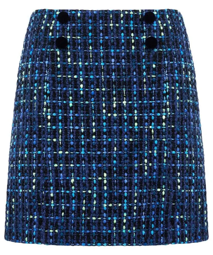 Joe Browns Skirts Women Tiah Tweed Skirt Blue Joe Browns Skirts Women Tiah Tweed Skirt Blue
