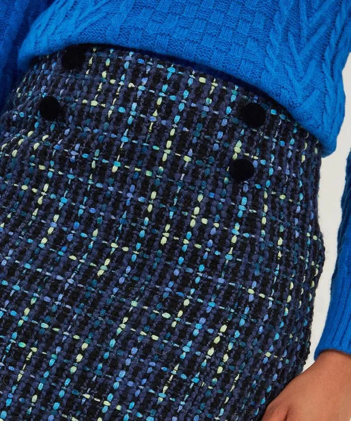 Joe Browns Skirts Women Tiah Tweed Skirt Blue Joe Browns Skirts Women Tiah Tweed Skirt Blue