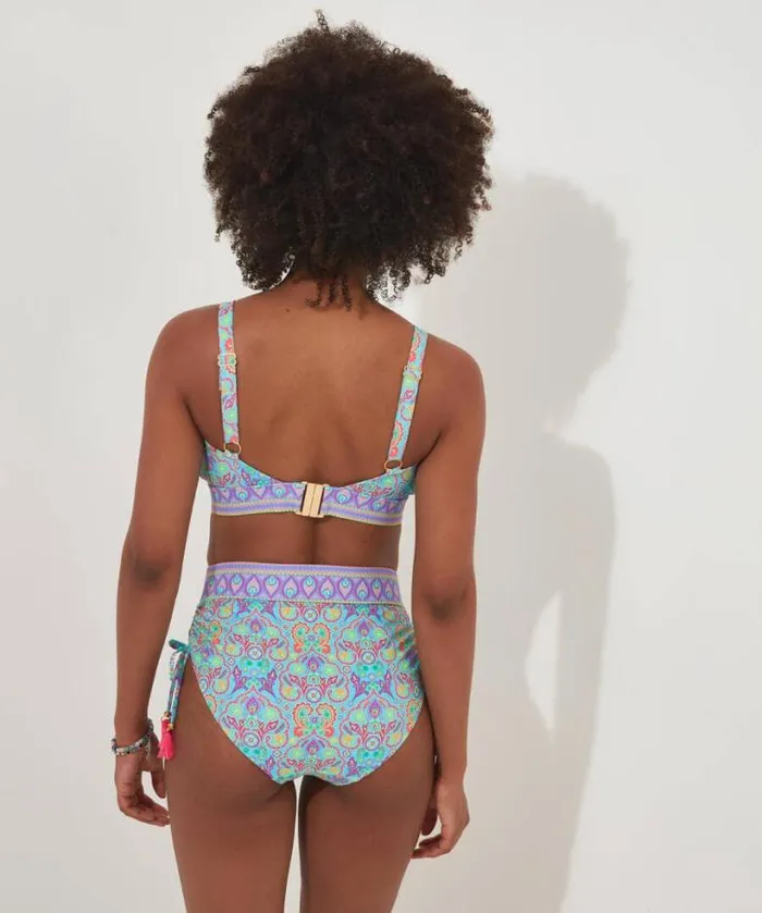 Joe Browns Swimwear Women Paradise Cove Bikini Top Blue Multi Joe Browns Swimwear Women Paradise Cove Bikini Top Blue Multi