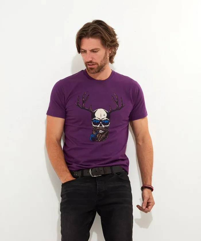 Joe Browns TShirts and Tops Men Keeping It Wild Tee Purple Joe Browns TShirts and Tops Men Keeping It Wild Tee Purple