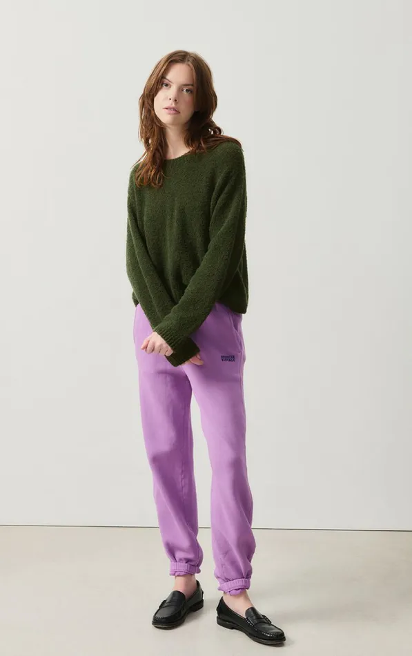Jumper Cikoya Khaki Black Melange Women American Vintage Jumpers and Cardigans Jumper Cikoya Khaki Black Melange Women American Vintage Jumpers and Cardigans