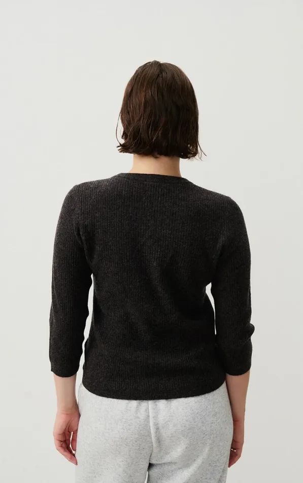 Jumper Raxow Charcoal Melange Women American Vintage Jumpers and Cardigans