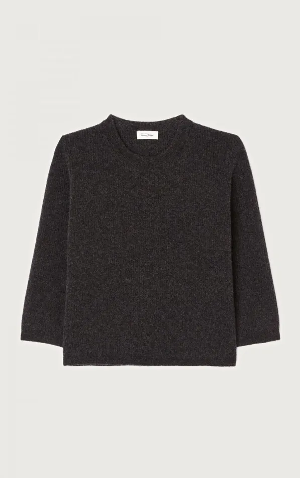 Jumper Raxow Charcoal Melange Women American Vintage Jumpers and Cardigans