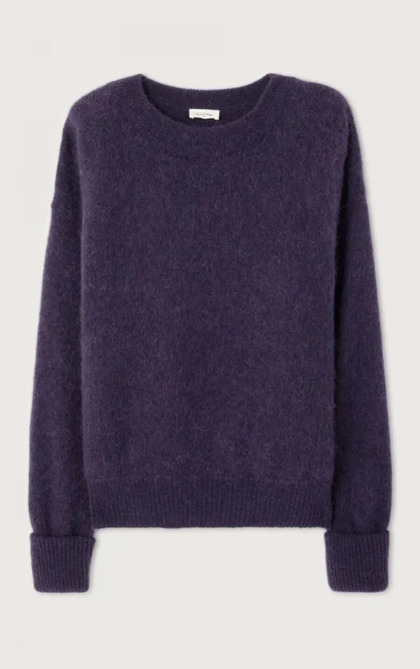 Jumper Vitow Abyss Black Melange Women American Vintage Jumpers and Cardigans Jumper Vitow Abyss Black Melange Women American Vintage Jumpers and Cardigans