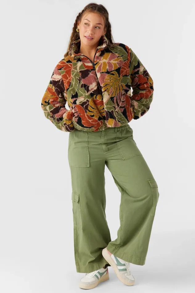 KACEY HIGH PILE FLEECE PULLOVER Multi Clr Women O039NEILL Clothing