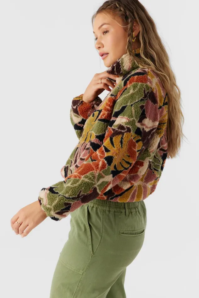 KACEY HIGH PILE FLEECE PULLOVER Multi Clr Women O039NEILL Clothing