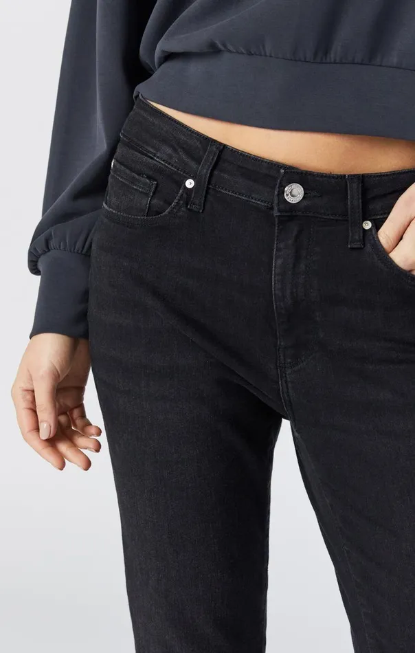 Kathleen High Rise Slim Boyfriend In Black Feather Blue Women Mavi Jeans Denim Kathleen High Rise Slim Boyfriend In Black Feather Blue Women Mavi Jeans Denim