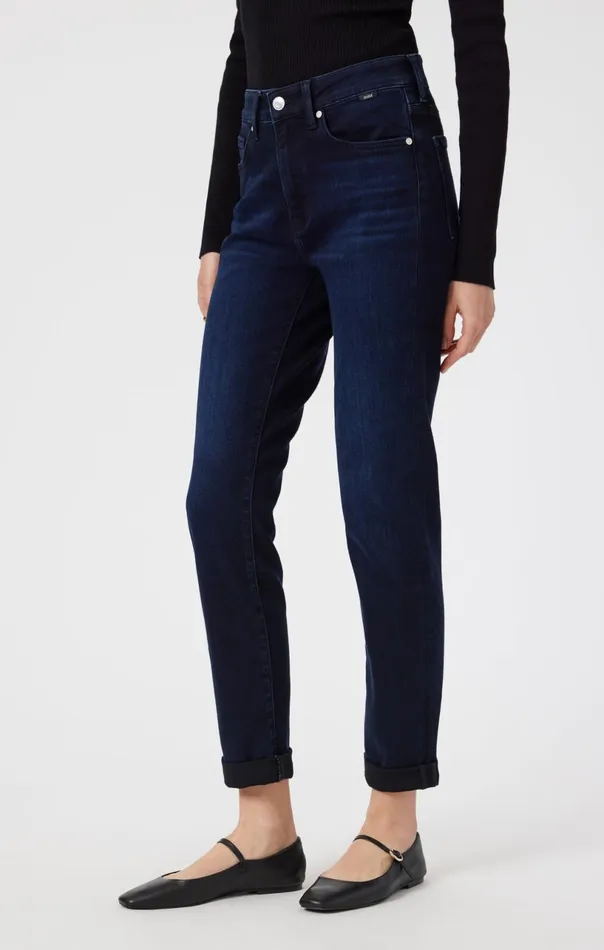 Kathleen Slim Boyfriend In Midnight Feather Blue Women Mavi Jeans Denim Kathleen Slim Boyfriend In Midnight Feather Blue Women Mavi Jeans Denim