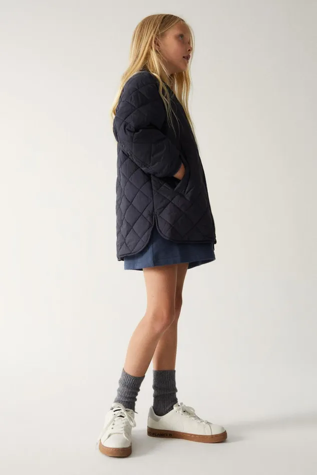 Kids Blue Eolia Jacket Ecoalf Coats And Jackets