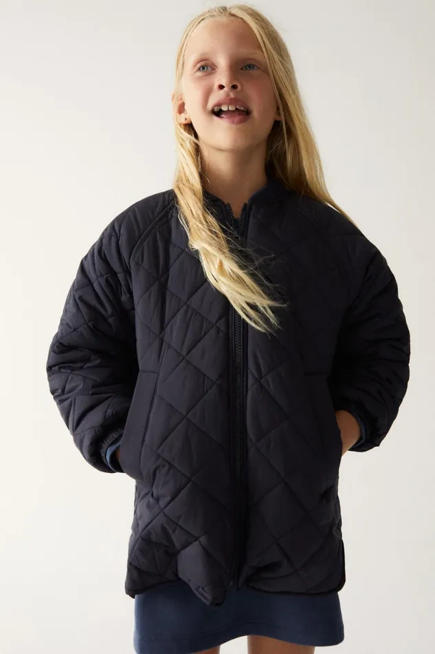Kids Blue Eolia Jacket Ecoalf Coats And Jackets