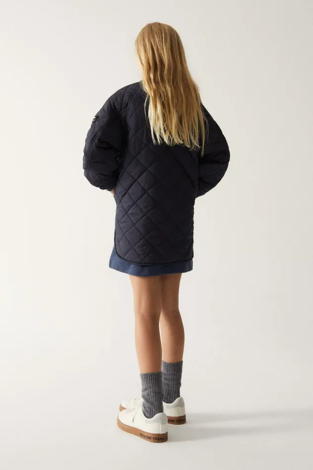 Kids Blue Eolia Jacket Ecoalf Coats And Jackets