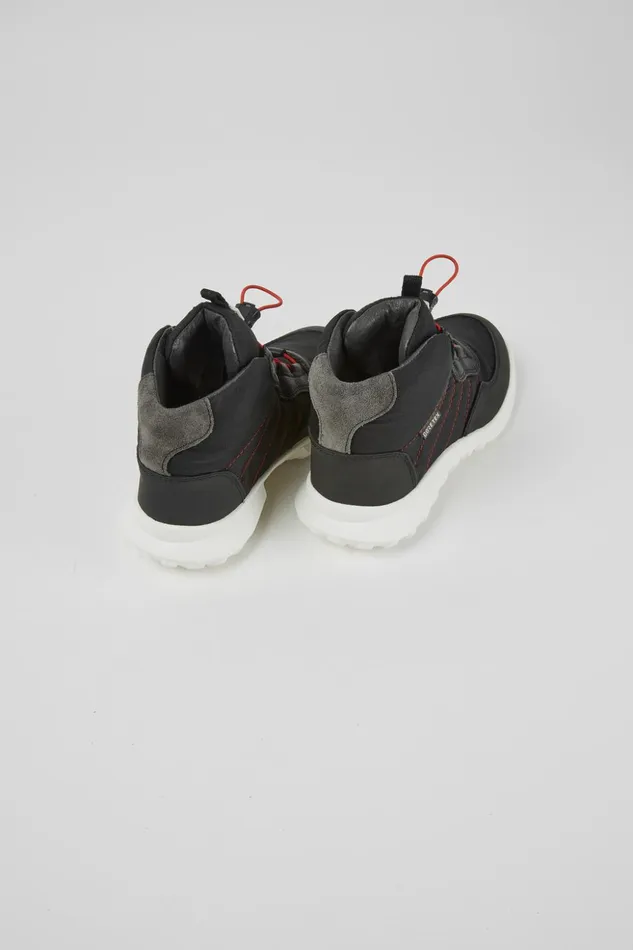 Kids CRCLR GORETEX Black Ankle Boots Camper Boots