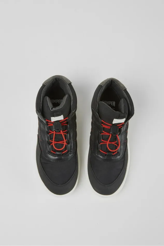 Kids CRCLR GORETEX Black Ankle Boots Camper Boots