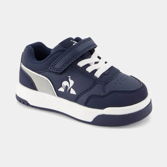 Kids Le Coq Sportif Baby And Toddler CHAUSSURES BB Shoes LCS COURT BREAKER INF Kids Moonlit Oceansilver