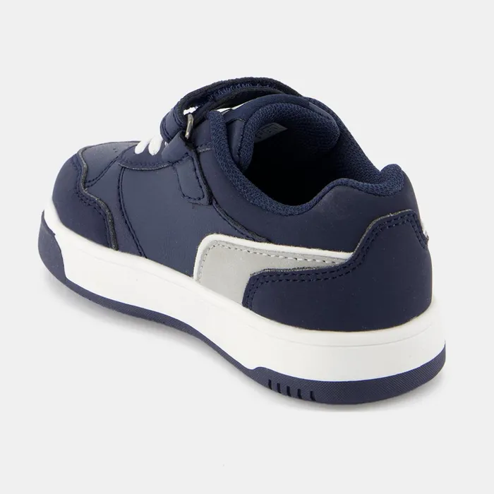 Kids Le Coq Sportif Baby And Toddler CHAUSSURES BB Shoes LCS COURT BREAKER INF Kids Moonlit Oceansilver