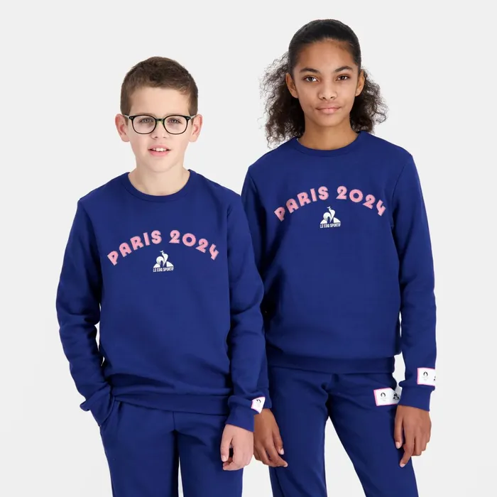 Kids Le Coq Sportif Sweatshirts And Hoodies Paris 2024 RoundNeck Sweatshirtshirt Kids Kids Le Coq Sportif Sweatshirts And Hoodies Paris 2024 RoundNeck Sweatshirtshirt Kids