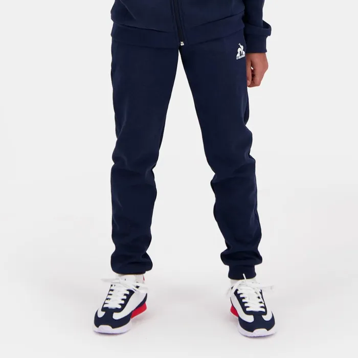 Kids Le Coq Sportif Trousers Essentiels Trousers Slim Kids Dress Blues
