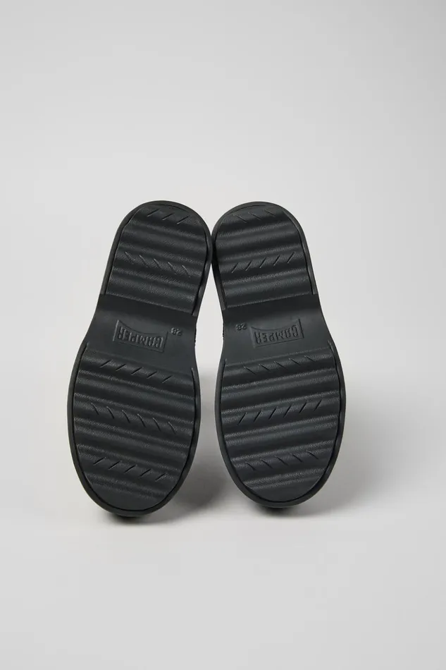 Kids Norte Black Leather Boots For Kids Camper Boots Kids Norte Black Leather Boots For Kids Camper Boots